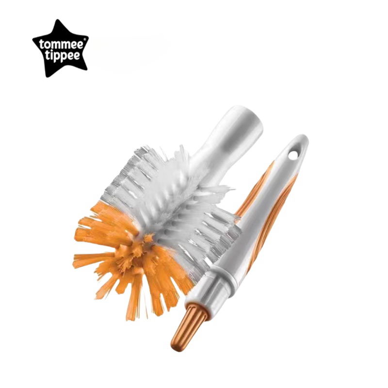 Tommee Tippee Closer To Nature Bàn chải bình sữa và núm vú 2 trong 1 (82896)