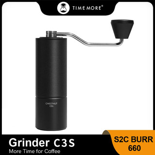 Timemore Chestnut C3S Máy Xay Cà Phê Bằng Tay S2C Burr Bên Trong Máy Xay Cầm Tay Chất Lượng Cao Máy Cà Phê Có Định Vị Vòng Bi Đôi