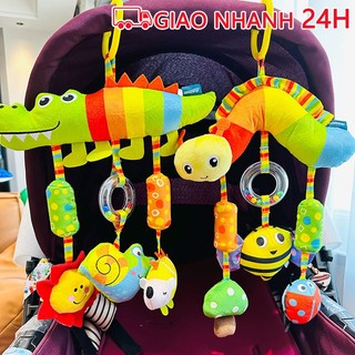 Thú bông treo nôi đồ chơi treo cũi xe đẩy cho bé từ sơ sinh , đồ chơi treo xe đẩy cho bé