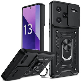 Chống sốc nặng trường hợp điện thoại cứng với khung kim loại Redmi Note 13 Pro+ Note 13R Note 12 Pro Note 12S Note 11 Pro Redmi 13C Turbo 3