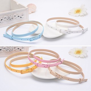 Thắt lưng mỏng nữ đầy màu sắc Thắt lưng thời trang