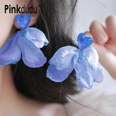 Mùa Hè Ngọt Ngào Tình Yêu Hoa Bông Tai Thời Trang Nhẹ Nhàng Ngày Lễ Cánh Hoa Bông Tai Trang Sức Quà Tặng Cho Nữ PD1954