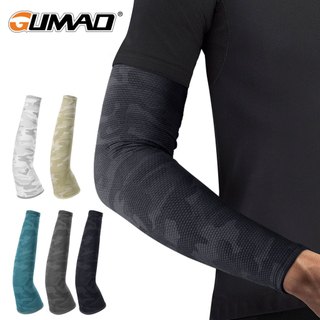 GUMAO 1 cặp tay áo băng mát thoáng khí bảo vệ mặt trời thể thao chạy câu cá đi bộ đường dài cắm trại