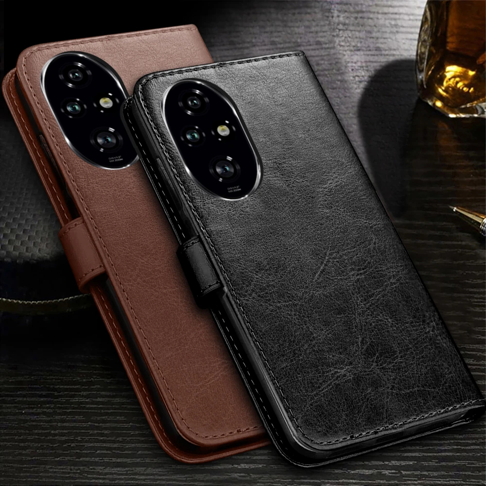 Dành Cho Honor200 2024 Da Từ Lật Điện Thoại Honor 200 Pro 5G Honor 200 Lite Đế Sách Thẻ Ví