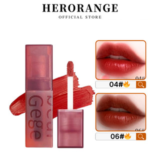  Son Bóng Matte Lip Tint Velvety Lip Mud Long Wearing Hydrating Hazy Tiết Lộ Trắng Chống Thấm Nước Xịt Môi Glaze 