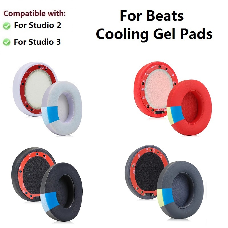 Gel Làm Mát Miếng Đệm Tai Cho Beats Studio 2 Studio 3 Tai Nghe Không Dây Thay Thế Studio2 Studio3 ea