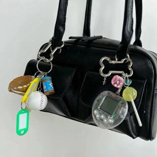 Phong Cách Mới Phiên Bản Hàn Quốc Dongdaemun Xương Rỗng Bảng Điều Khiển Trò Chơi Điện Thoại Di Động Dây Xích Móc Khóa Túi Mặt Dây Chuyền