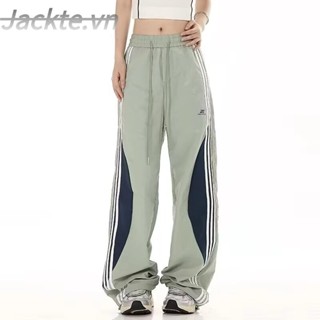 Nam Thanh Niên Quần Thường Ngày Thời Trang Thanh Niên Dopamine Nhanh Khô Quần Thường Ngày Hợp Thời Trang Ba Thanh Màu Sắc Tương Phản Rời Thẳng Mỹ Thể Thao Ô Trung Tính Quần