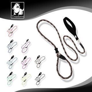 TRUELOVE Dây trượt cho chó có thể điều chỉnh Dây xích Nylon mạnh mẽ Huấn luyện thú cưng Dây leo núi có đệm mềm Tay cầm cho chó nhỏ vừa lớn