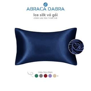 Set 2 vỏ gối ABRACA DABRA vải lụa satin mềm mịn cao cấp chống ẩm mốc 45x72cm