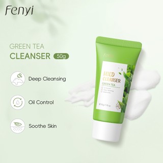 Sữa rửa mặt Fenyi thành phần trà xanh làm sạch sâu kiểm soát dầu 50g