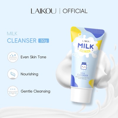 Sữa rửa mặt LAIKOU làm sạch sâu loại bỏ mụn đầu đen 50g