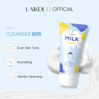 Sữa rửa mặt LAIKOU làm sạch sâu loại bỏ mụn đầu đen 50g