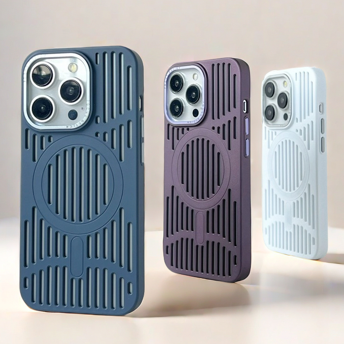 【Ultra-thin Pc hard case/Cooling/Orange】Ốp lưng compatible for iphone 12 13 14 15 pro max case