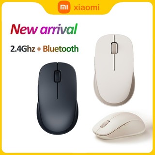 Chuột không dây Xiaomi Mi Gen 2 Dual Mode 2.4G + Bluetooth,Nút click im lặng,Hàng chính hãng