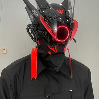 Mặt nạ nhập vai mặt nạ phát sáng Mặt nạ Cyberpunk Mặt nạ Nhóm Cosplay Mũ bảo hiểm khoa học viễn tưởng