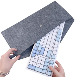 Mechanical Keyboard Carrying Case Felt Bag for 60% 65% 75% Layout Keyboard Dust Bag/Cover Peripheral Bag Storage/Containment Túi Đựng Bàn Phím Cơ 60% 65% 75% Bằng Vải Nỉ Chống Bụi