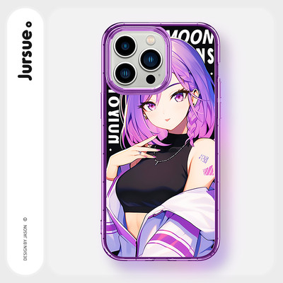 Ốp lưng JURSUE mềm chống bẩn hoạt hình dễ thương đẹp hoạt hình cho iPhone 16 15 14 13 12 11 Pro Max SE 2020 X XR XS 8 7 Plus kute Y5293Q