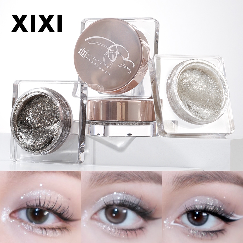Xixi Mắt Gel Bảng Kim Cương Lấp Lánh Đổi Màu Highlighter Chống Thấm Nước Lâu Dài Mặt Mắt Trang Điểm