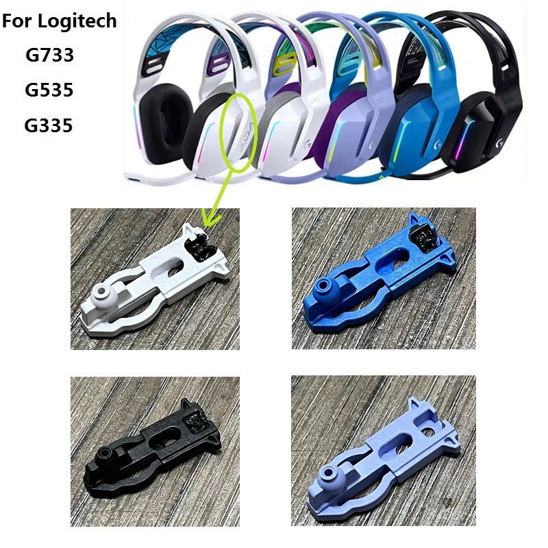 Bản Lề Chính Hãng Xoay Cho Logitech G733 G535 G335 Tai Nghe Chơi Game Không Dây Lightspeed Thay Thế 