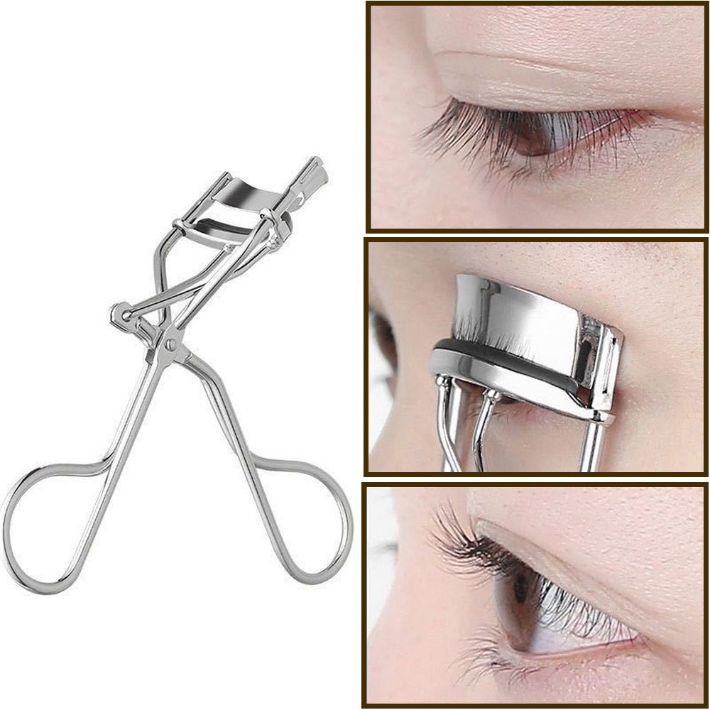 Phụ nữ uốn mi phù hợp với mọi hình dạng lông mi xuyên thấu Nhíp lâu dài trang điểm chuyên nghiệp mi mắt dụng cụ phụ kiện