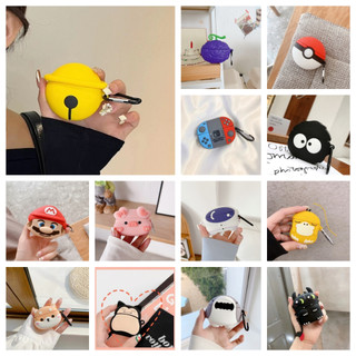 Vỏ Bảo Vệ Hộp Sạc Tai Nghe Beats Studio Buds plus TWS Hình Phi Hành Gia Hoạt Hình Bằng Silicone Mềm Kèm Móc