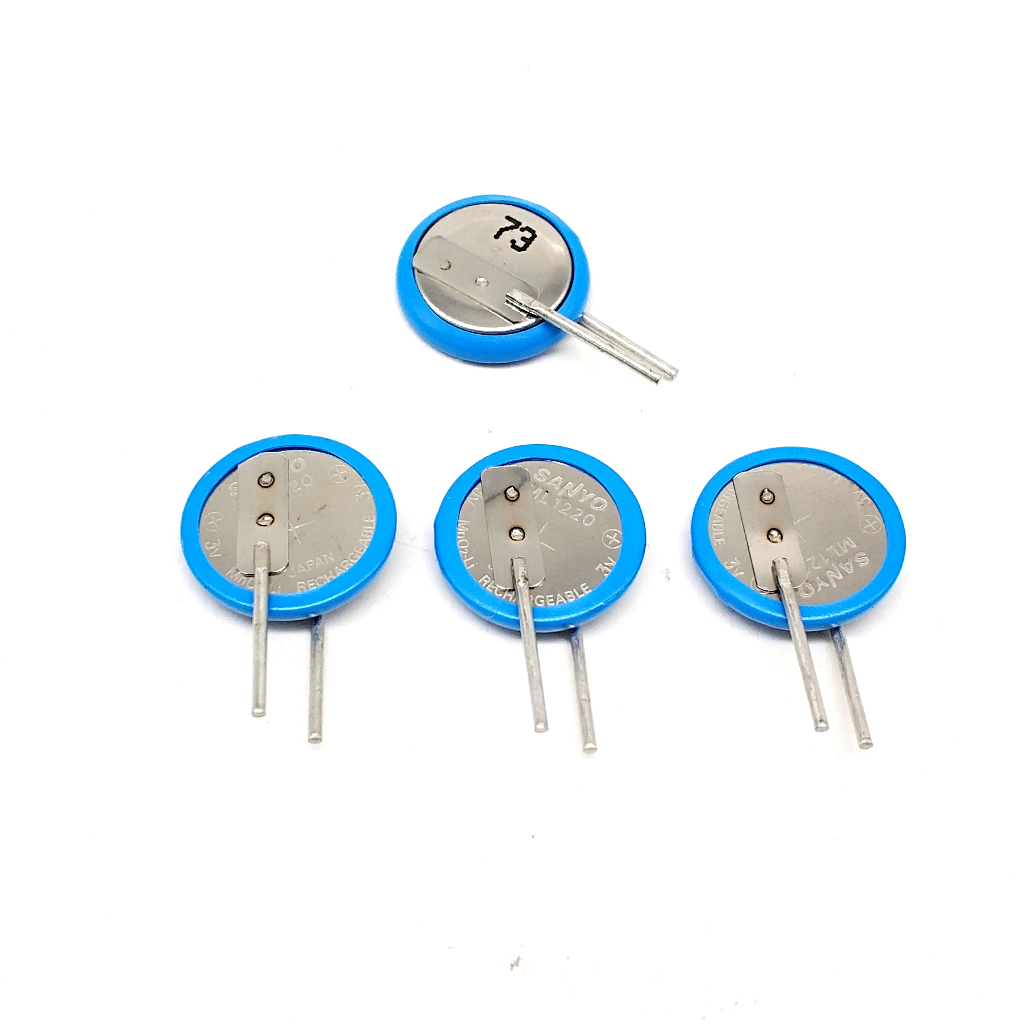 1 Chiếc V-Pin ML1220 Pin 3V Sạc Lithium Điện Tử Có Pin Hàn Có Thể Thay Thế CR1220 Nút Điện Tử