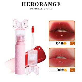 Herorange Gương Son Môi Dudu Dưỡng Ẩm Son Môi Dưỡng Ẩm Son Môi Chống Dính Son Bóng Trang Điểm