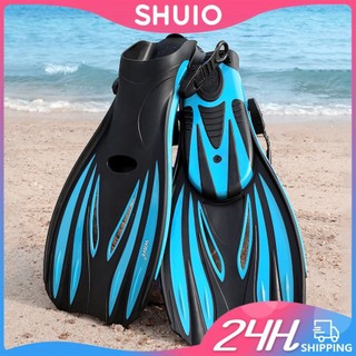 Shuio lặn flippers lặn lặn vây dài có thể điều chỉnh lặn biển bơi flippers đặc biệt để lặn