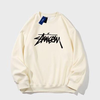 【Áo nỉ cỡ lớn M-5XL áo sweater nam bigsize 2024 Mới Thời Trang Nam Phong Cách Mỹ Retro In Chữ Áo cotton Nam Nữ Cặp Đôi Unisex Áo Dài Tay dáng rộng