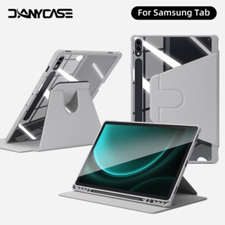 360° Ốp Lưng Xoay Được Cho Samsung Galaxy Tab S9 FE S10 FE 10.9 S6 Lite S10 Plus 12.4 inch A9 Plus S9 Plus S9 FE Plus 12.4 S7 FE S8 Plus A8 A9 8.7 Vỏ Máy Tính Bảng Acrylic Có