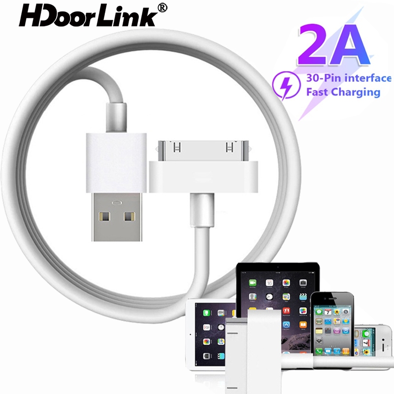 Cáp Sạc Nhanh Hdoorlink Cổng Usb 30 Pin Thích Hợp Cho Điện Thoại 4/4S Pad 1/2/3/4 Pod Nano/Classic Touch Series