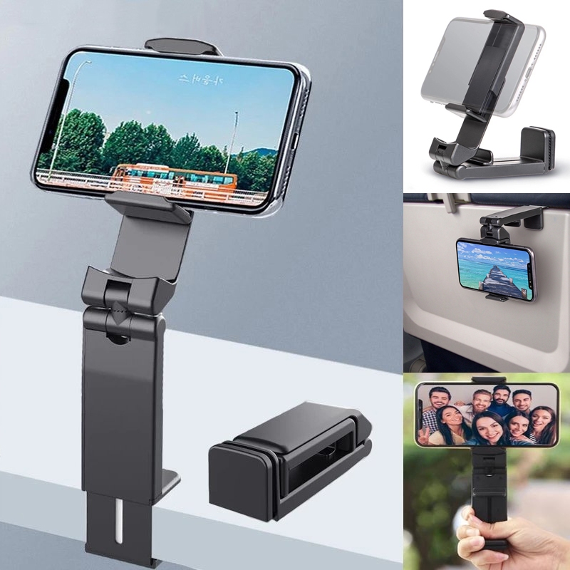 Giá Đỡ Điện Thoại Đa Năng Kẹp Du Lịch Gắn Ghế Có Thể Gập Lại Giá Đỡ Điện Thoại Di Động Mini Giá Đỡ Du Lịch Điện Thoại Hỗ Trợ