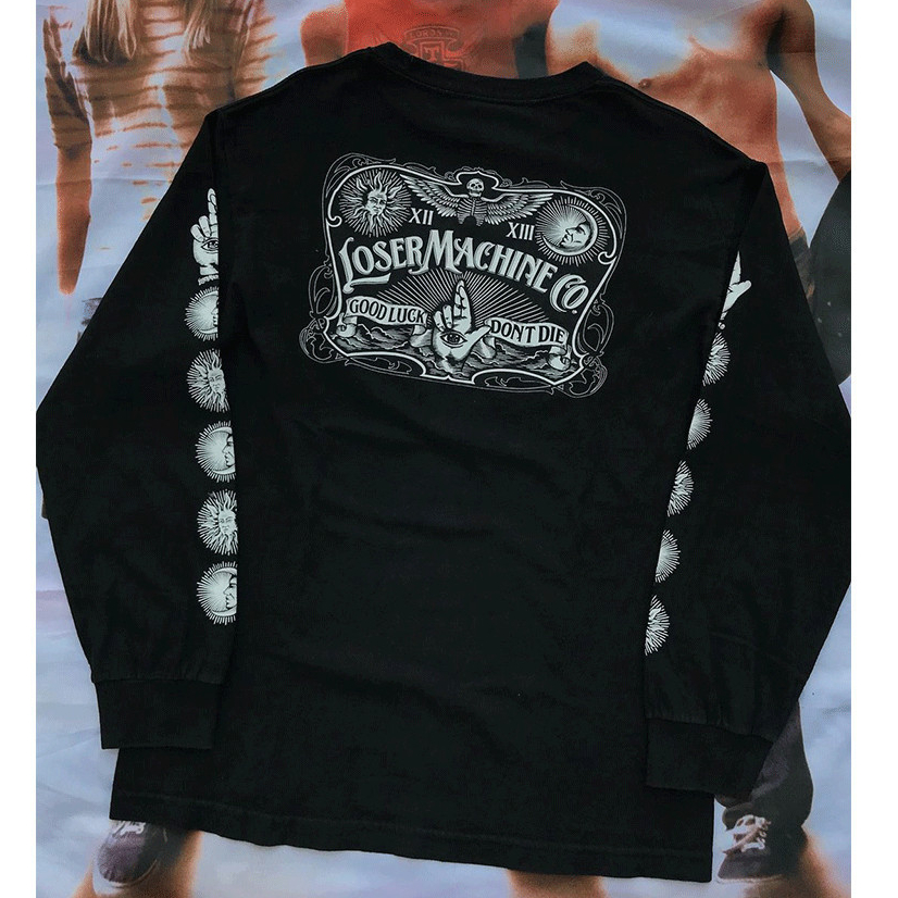 (Hàng có sẵn) Vibe Harajuku Street Hợp thời trang Cool West Coast Pattern Nam Nữ Thu Đông Phong cách