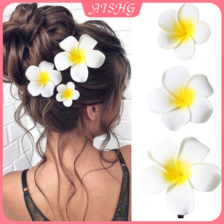 Aishg gà trứng hoa kẹp tóc nữ camellia mỏ vịt kẹp phụ kiện tóc thời trang