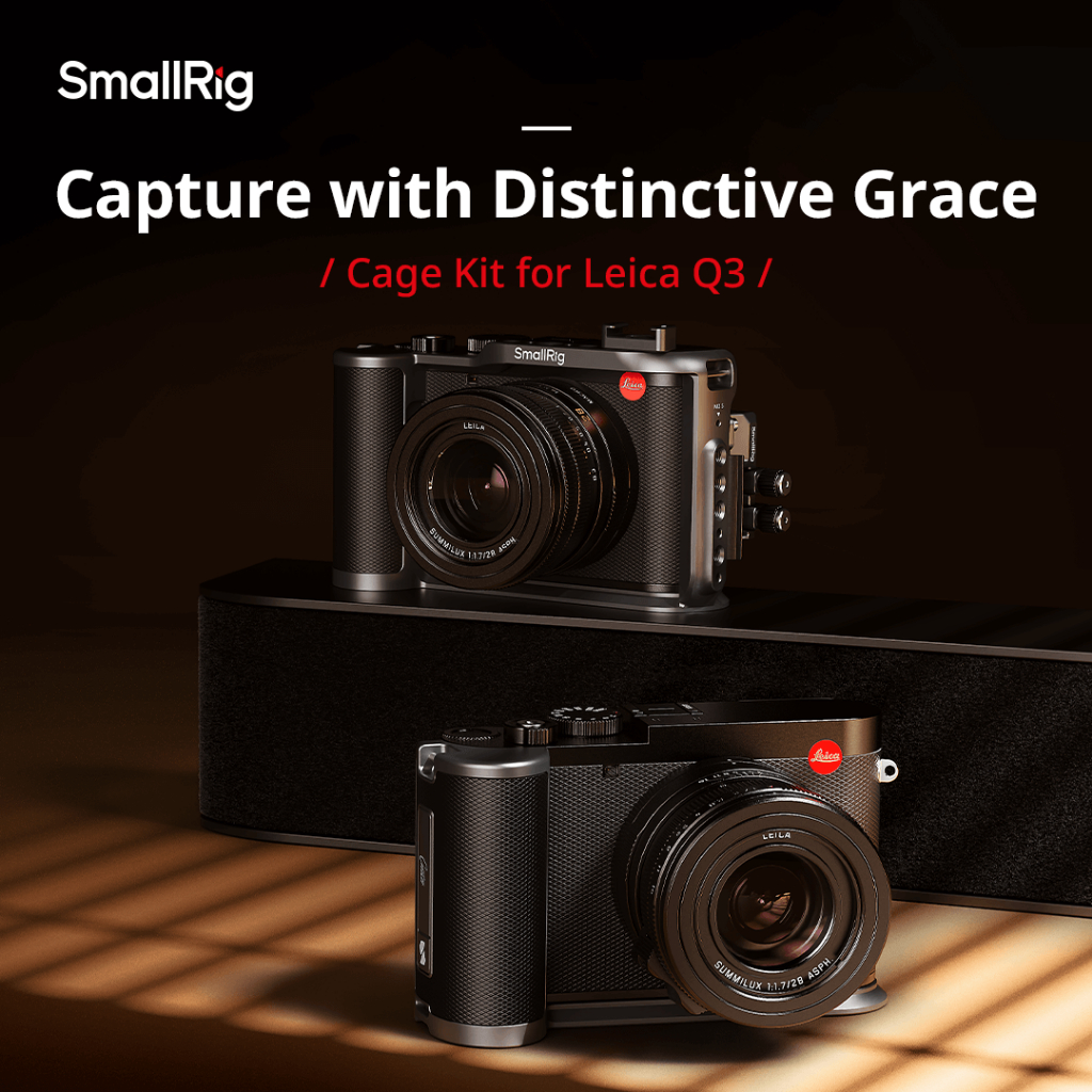 Bộ lồng SmallRig & Tấm gắn hình chữ L có tay cầm cho Leica Q3 / Q3 43 #4567 #4568