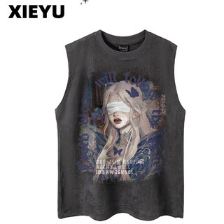 XIEYU áo phông không tay áo thun nữ croptop baby tee INS Fashion Popular Casual WBX2451YM6 23Z240604