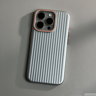 【 Ốp lưng cứng Pc siêu mỏng / mờ / sọc sóng / đen 】 tương thích với ốp lưng iphone 12 13 14 15 16 pro max
