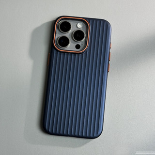 【 Ốp lưng cứng Pc siêu mỏng / mờ / sọc sóng / đen 】 tương thích với ốp lưng iphone 12 13 14 15 16 pro max