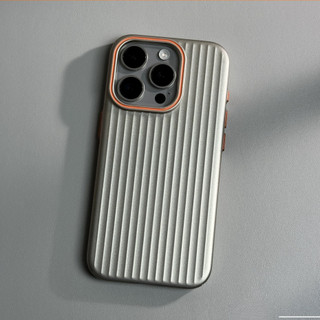 【 Ốp lưng cứng Pc siêu mỏng / mờ / sọc sóng / đen 】 tương thích với ốp lưng iphone 12 13 14 15 16 pro max