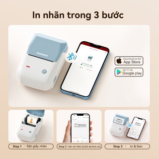 Niimbot B1/B1Pro Máy in nhãn  Baking Label Printer Bluetooth thông minh di động Máy tạo nhãn không cần mực