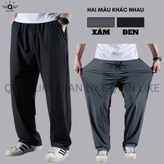 [M-8xl] Kiểu dáng mỏng Quần dài thời trang co giãn có dây đeo thoải mái Túi khô nhanh Quần nam