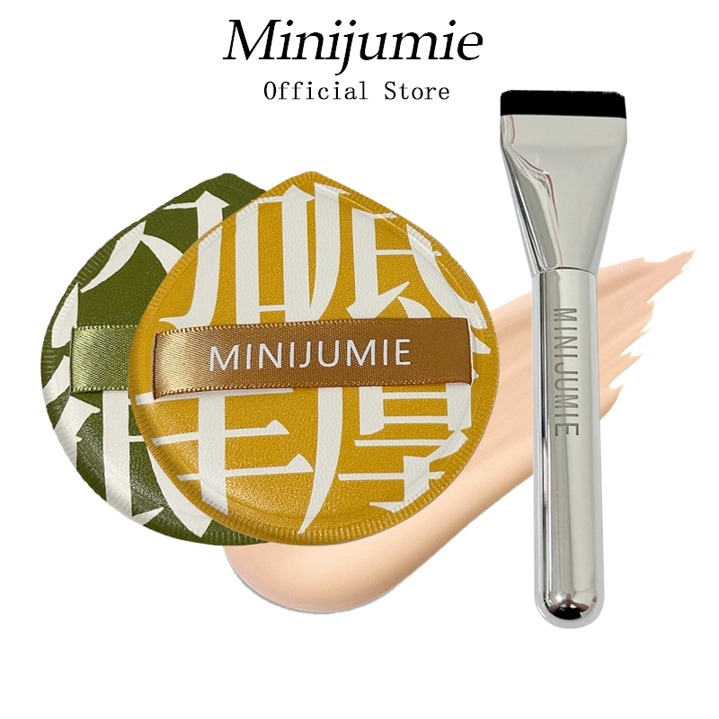 [Có Hộp] Bông Phấn Cỡ Lớn XL+1 Cọ Trang Điểm Tán Kem Nền Che Khuyết Điểm Đầu Phẳng Chuyên Nghiệp