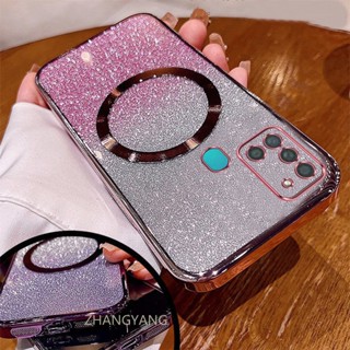 Ốp Lưng Dành Cho Samsung A21S M31 Vỏ Điện Thoại Cạnh Thẳng Có Chức Năng Hút Từ Tính Silicon TPU Mềm Chống Rơi Và Chống Bẩn