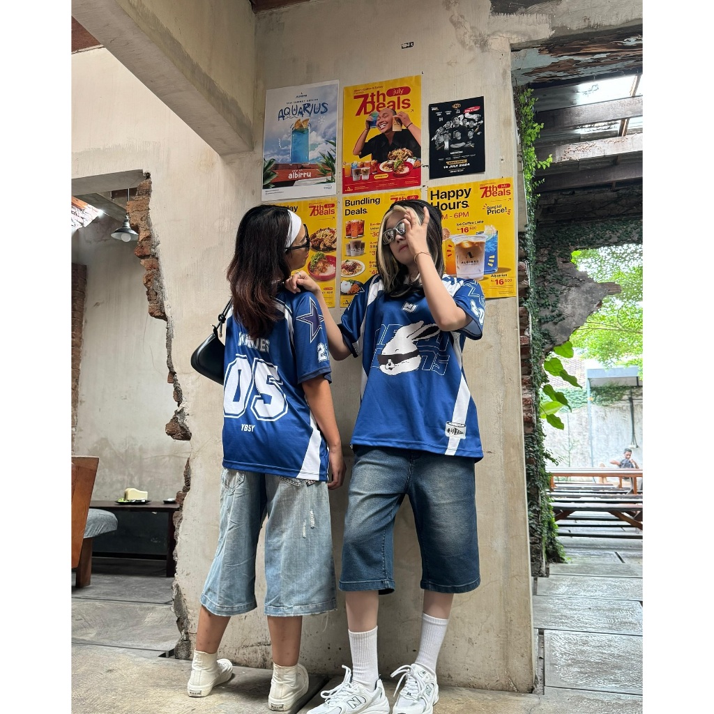 Bunnies CLUB EXO- Y2K Áo thun ngắn tay thăng hoa hoàn toàn Áo cỡ lớn S-5XL