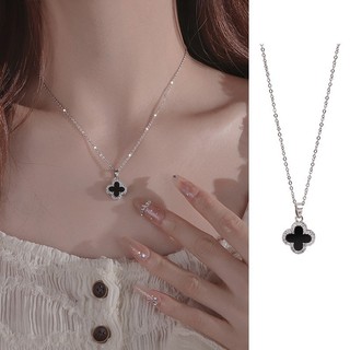 Vòng cổ mặt dây chuyền cỏ bốn lá thời trang dành cho nữ Trang sức khí chất đơn giản