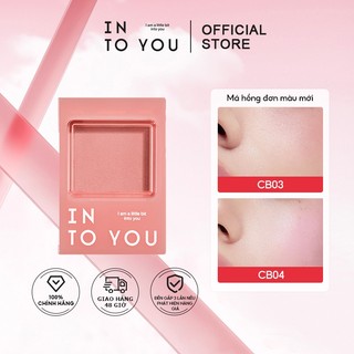 INTO YOU Phấn Má Đơn Sắc Sáng Trong Suốt Tự Nhiên