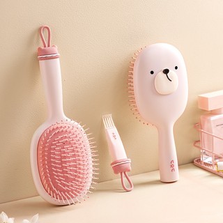 Lược Đệm Không Khí Giảm Rụng Tóc Massage Dễ Thương Macaron Nối Dài Túi Khí Lược Di Động Dụng Cụ Làm Tóc Nữ Làm Đẹp Túi Khí Lược Chống Tĩnh Điện Uốn Tạo Kiểu Dụng Cụ Tóc Bàn Chải Tóc