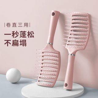 Thời Trang Lược Cong Lớn Lược Chải Tóc Nylon Nữ Làm Đẹp Dụng Cụ Tóc Bạch Tuộc Lược Xoăn Lông Tơ Tạo Kiểu Lược Đệm Không Khí Lược Chải Tóc Chống Rụng Tóc Tạo Kiểu Tóc Salon Lược Làm Tóc