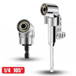 Bộ tuốc nơ vít góc 105 độ Bộ giá đỡ Bộ chuyển đổi có thể điều chỉnh Đầu phun Vít góc Công cụ điều khiển góc từ tính 1 / 4 "Inch